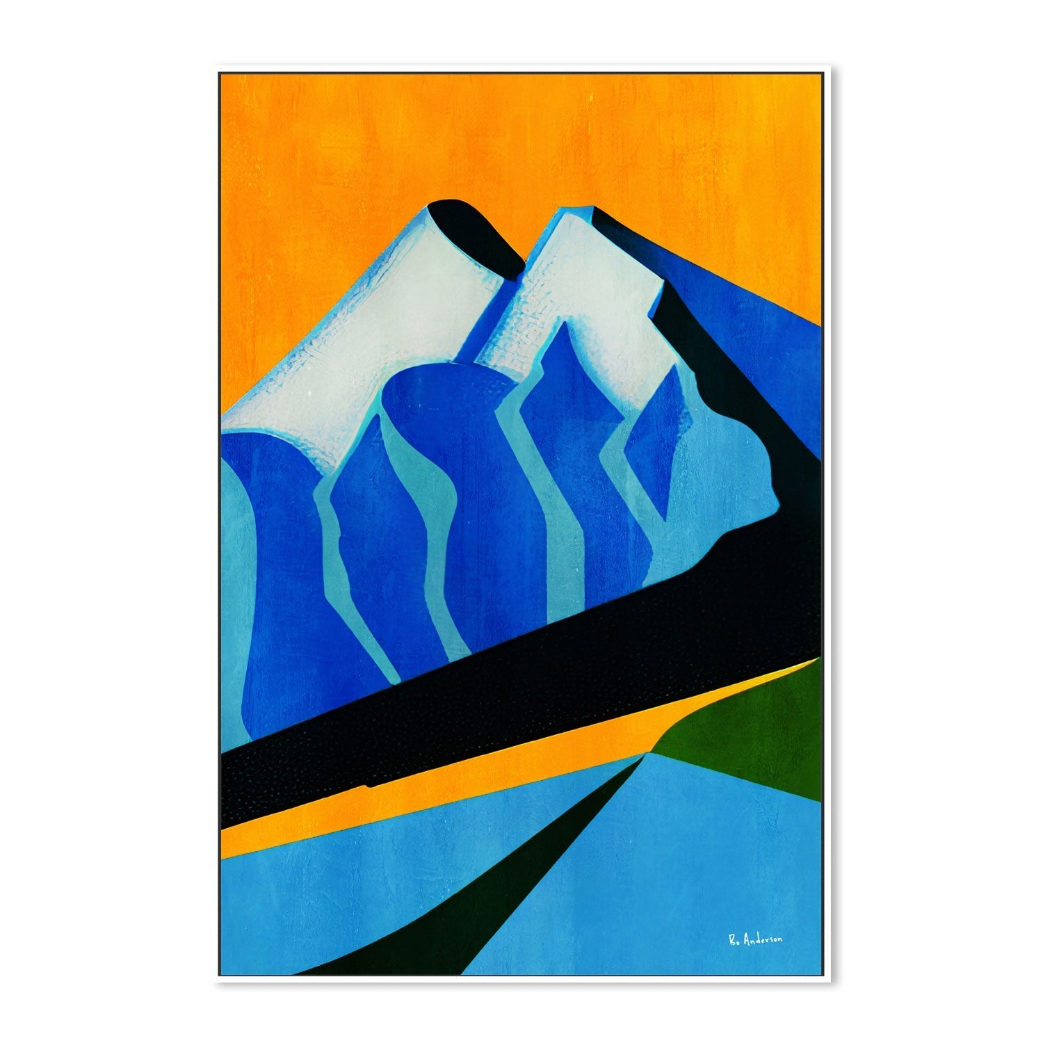 wall-art-print-canvas-poster-framed-Mont Blanc, 1931 , By Bo Anderson-5