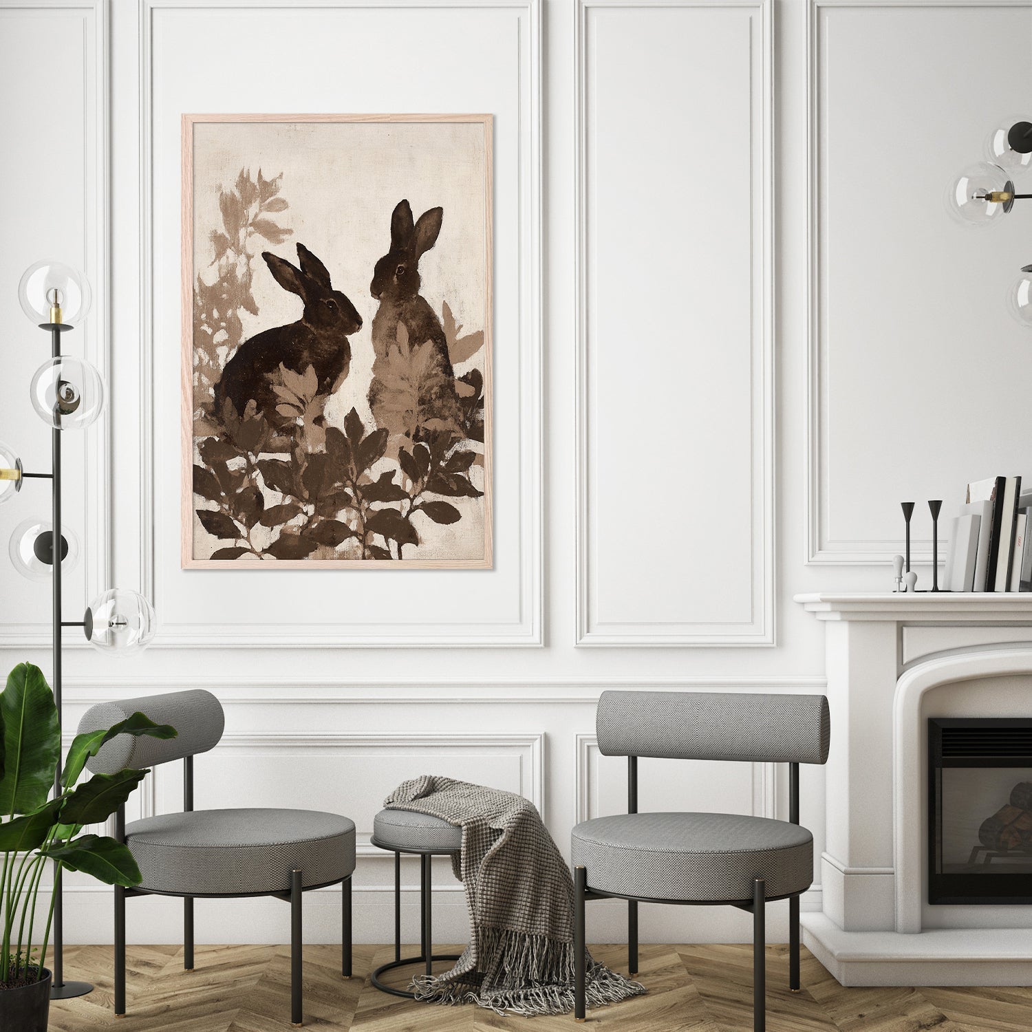 wall-art-print-canvas-poster-framed-moody bunnies-8