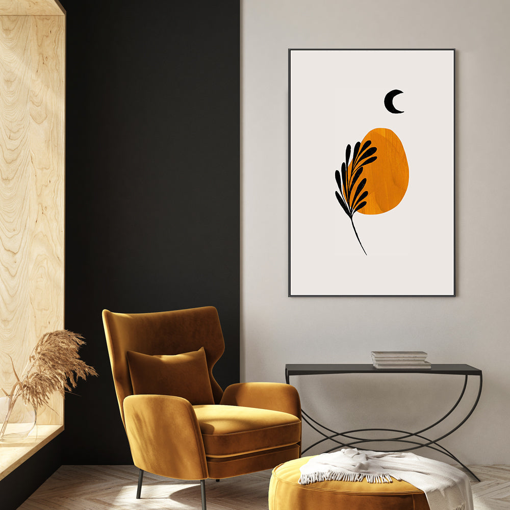 wall-art-print-canvas-poster-framed-Moon Branch , By Ejaaz Haniff-GIOIA-WALL-ART