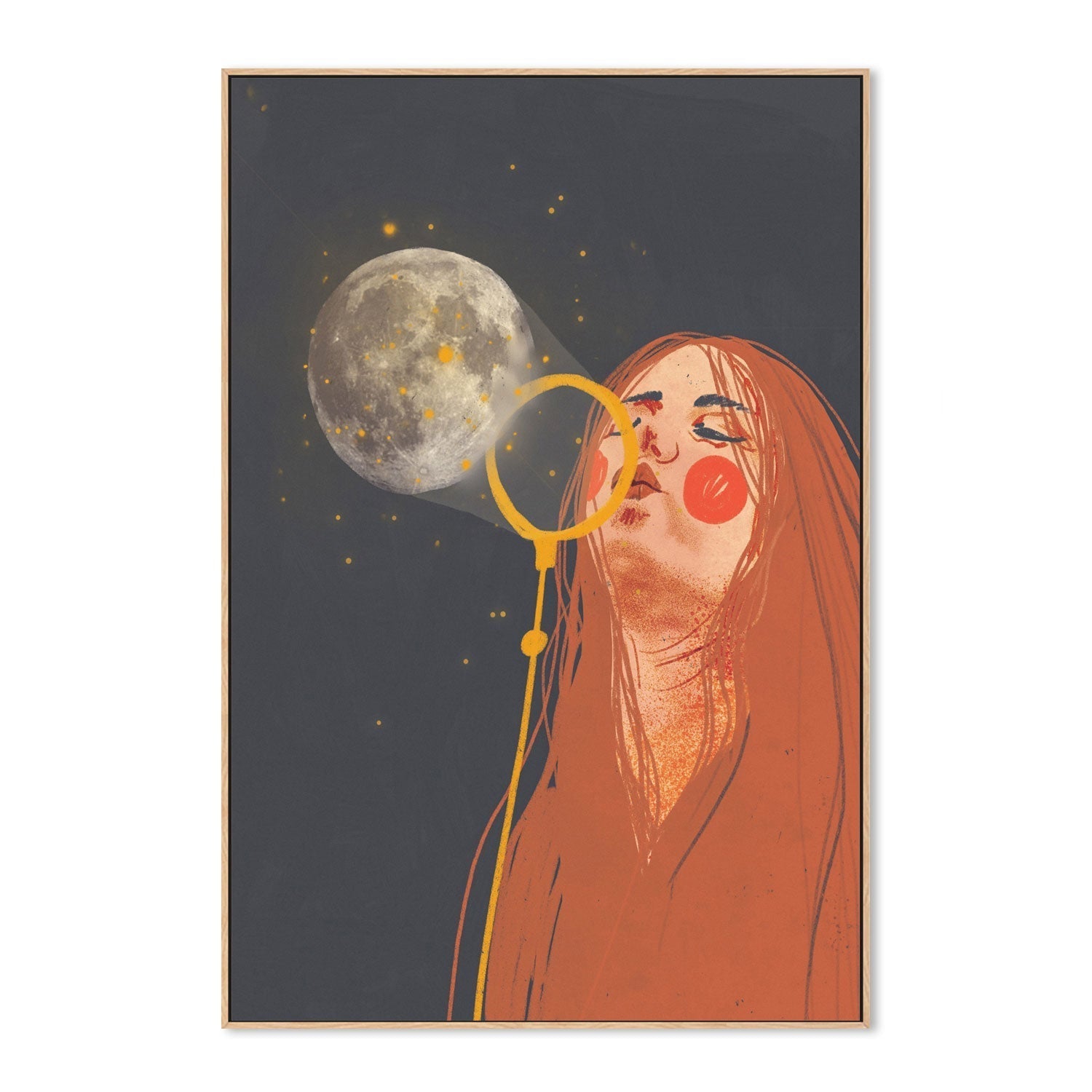 wall-art-print-canvas-poster-framed-Moon Child , By Gigi Rosado-GIOIA-WALL-ART