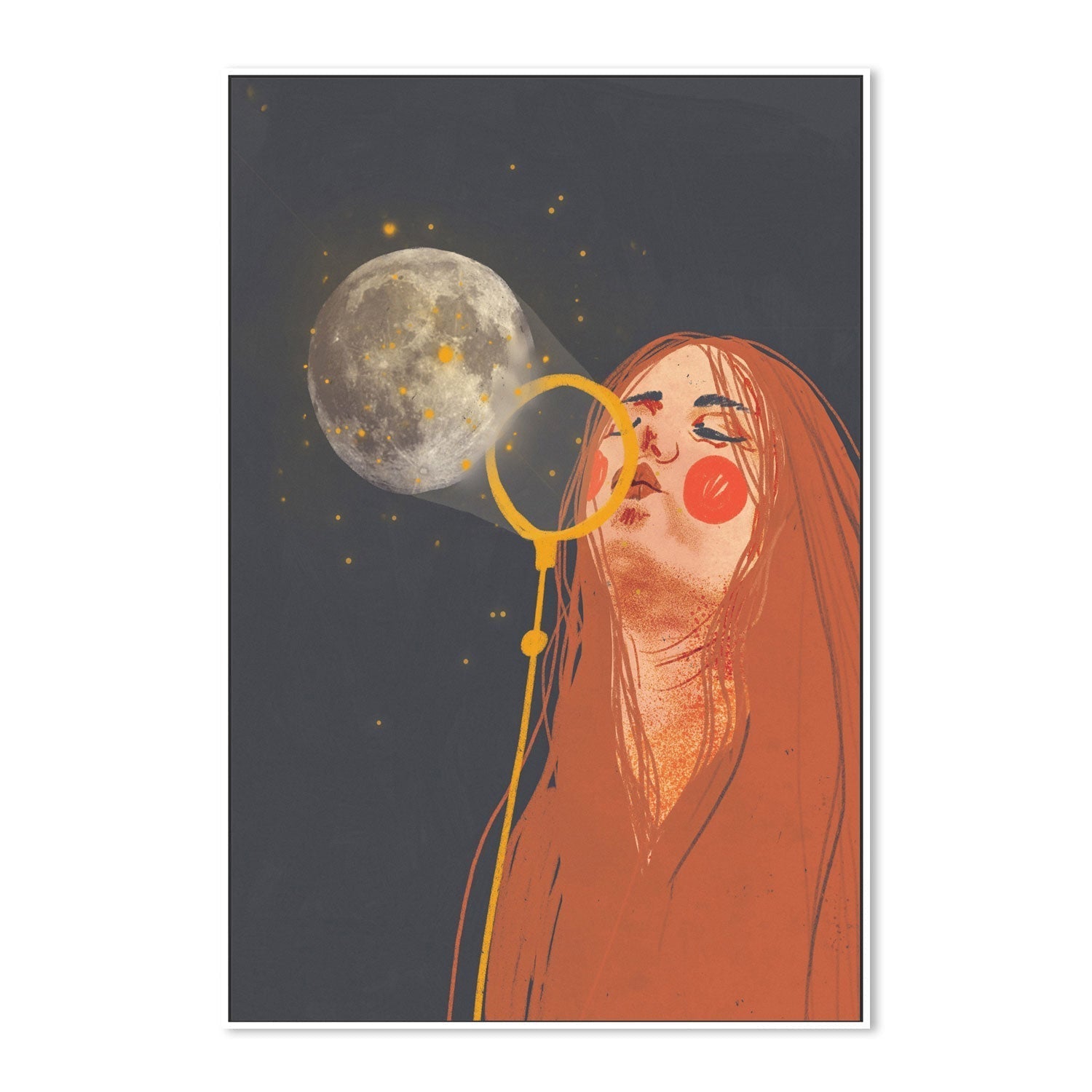 wall-art-print-canvas-poster-framed-Moon Child , By Gigi Rosado-GIOIA-WALL-ART