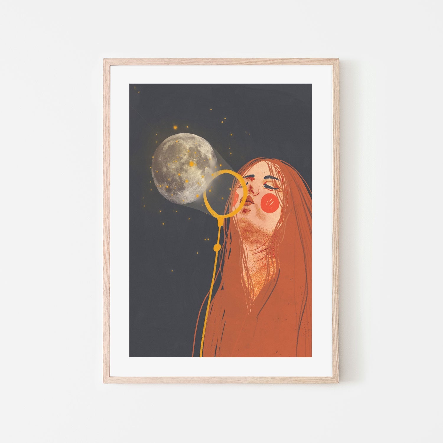 wall-art-print-canvas-poster-framed-Moon Child , By Gigi Rosado-GIOIA-WALL-ART