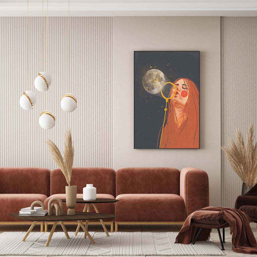 wall-art-print-canvas-poster-framed-Moon Child , By Gigi Rosado-GIOIA-WALL-ART