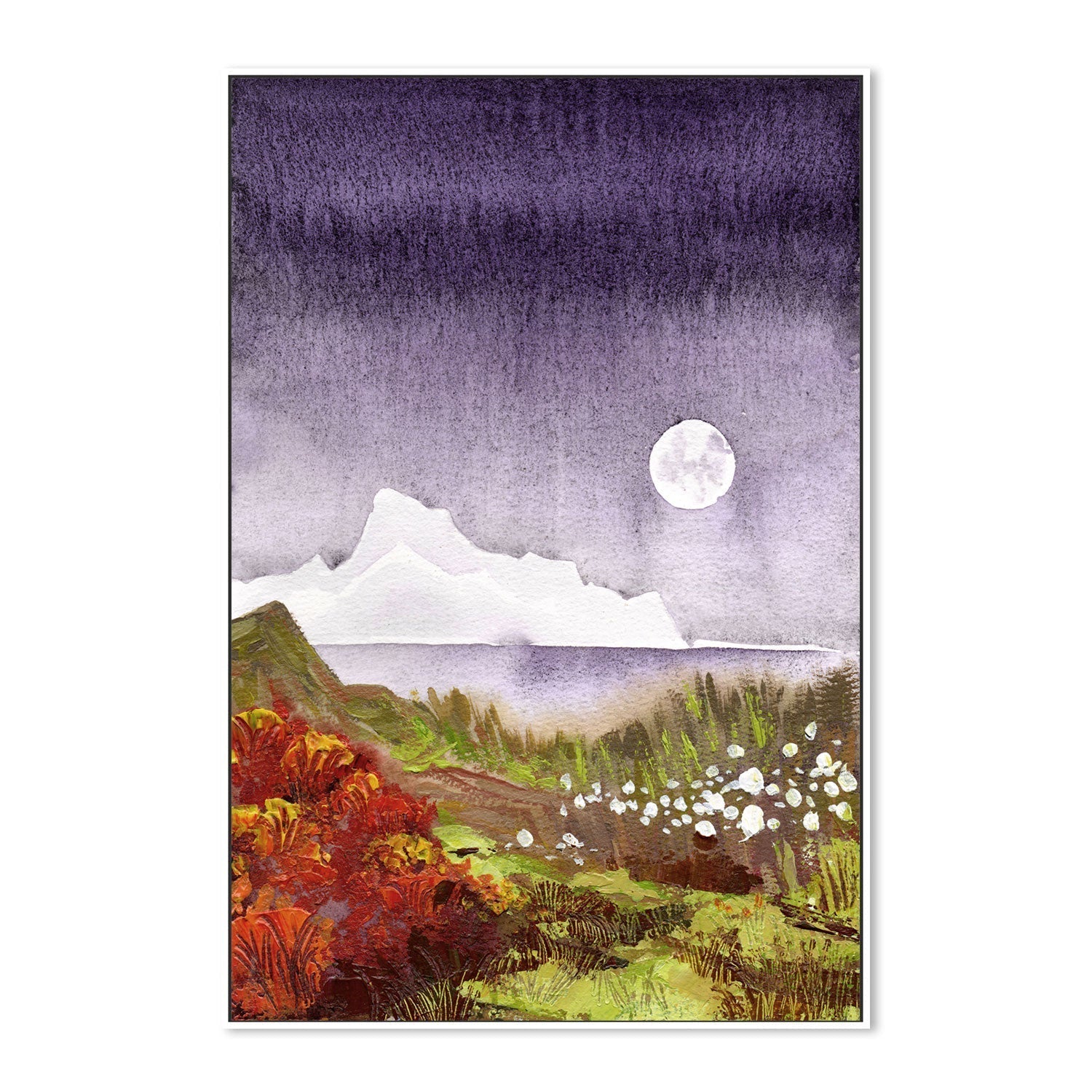 wall-art-print-canvas-poster-framed-Moon Glacier-GIOIA-WALL-ART