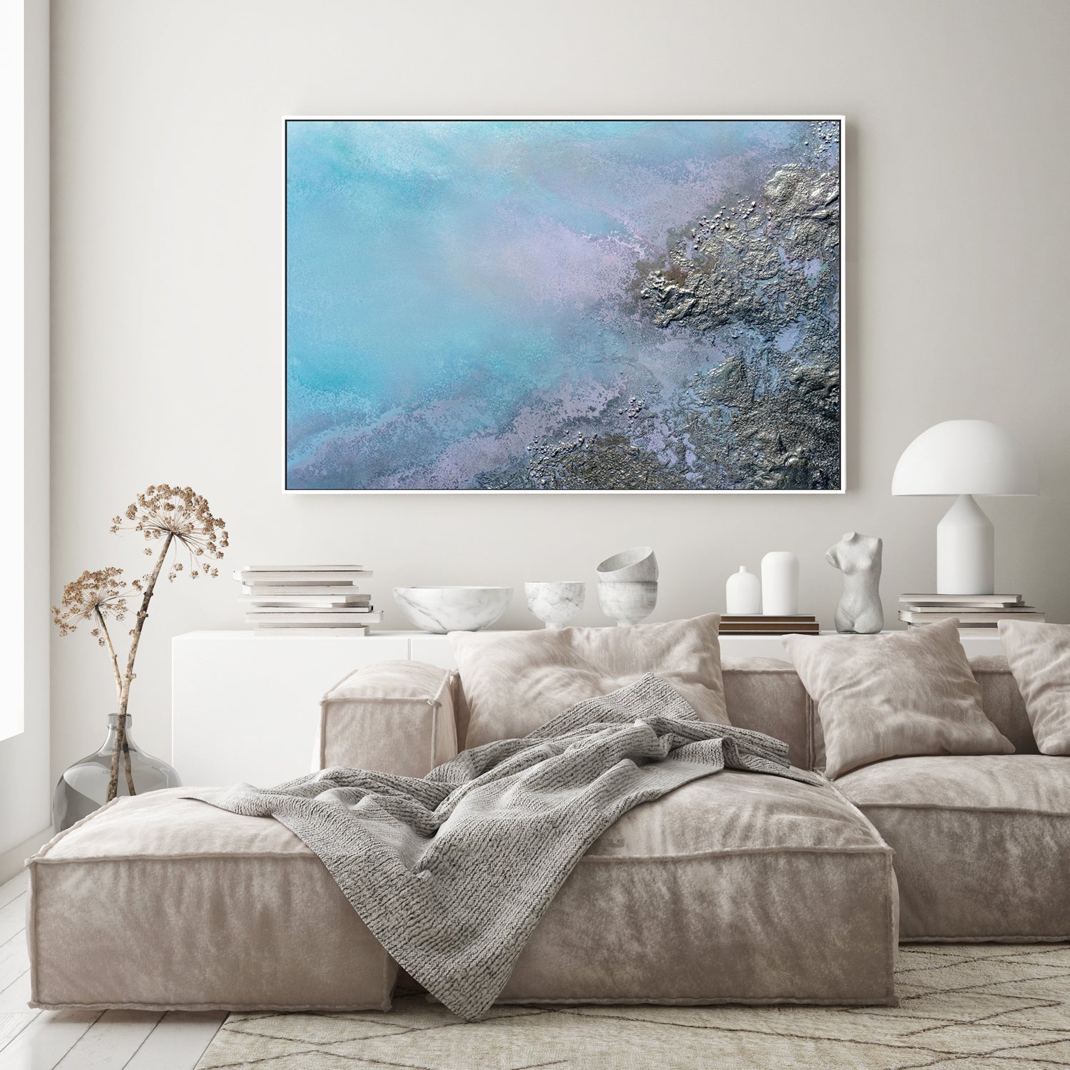 wall-art-print-canvas-poster-framed-Moonlight Glow , By Petra Meikle-GIOIA-WALL-ART