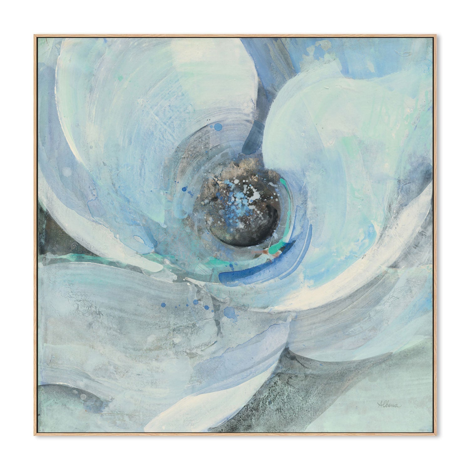 wall-art-print-canvas-poster-framed-Moonlight Magnolia, Style A , By Albena Hristova-GIOIA-WALL-ART