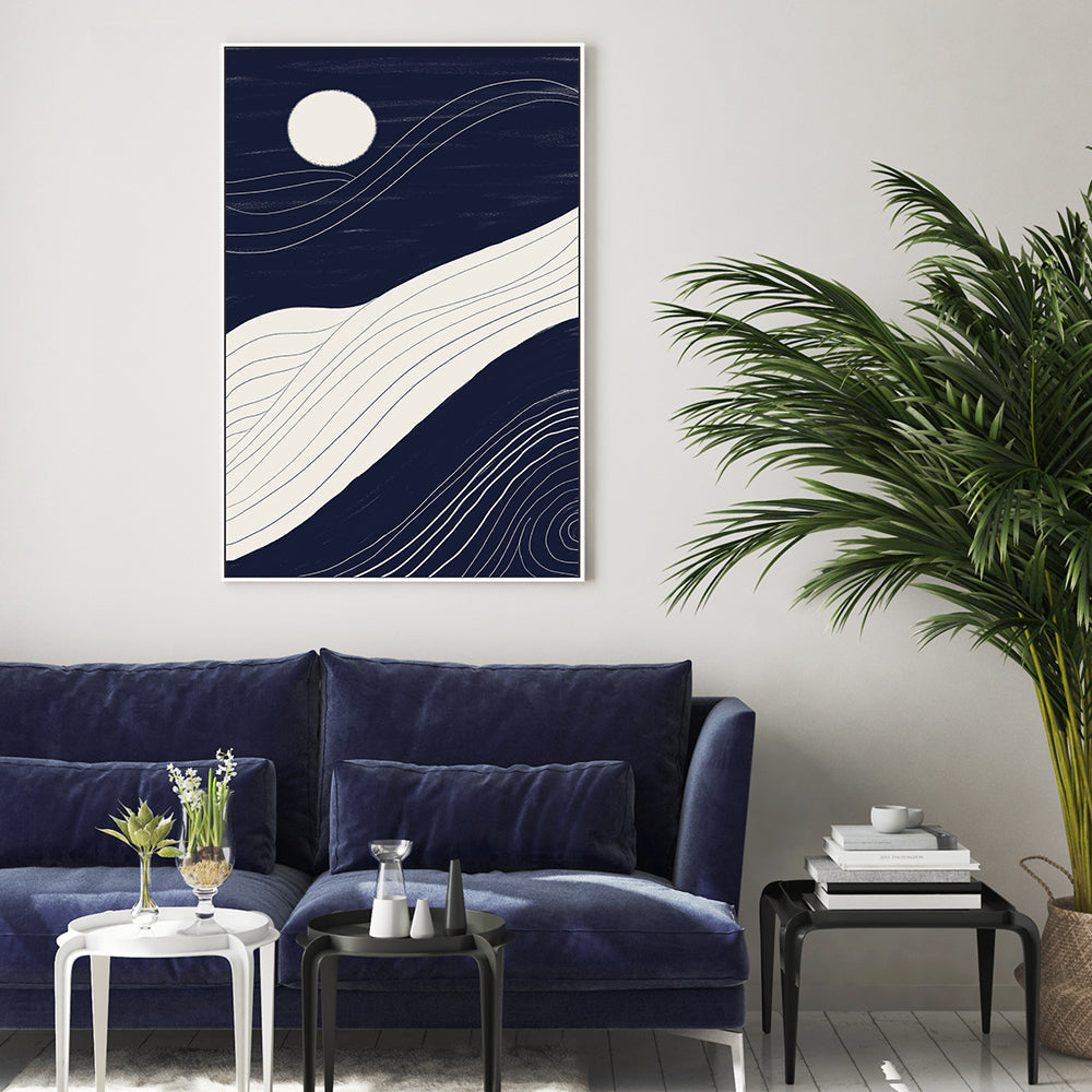wall-art-print-canvas-poster-framed-Moonlight Motion , By Danushka Abeygoda-GIOIA-WALL-ART