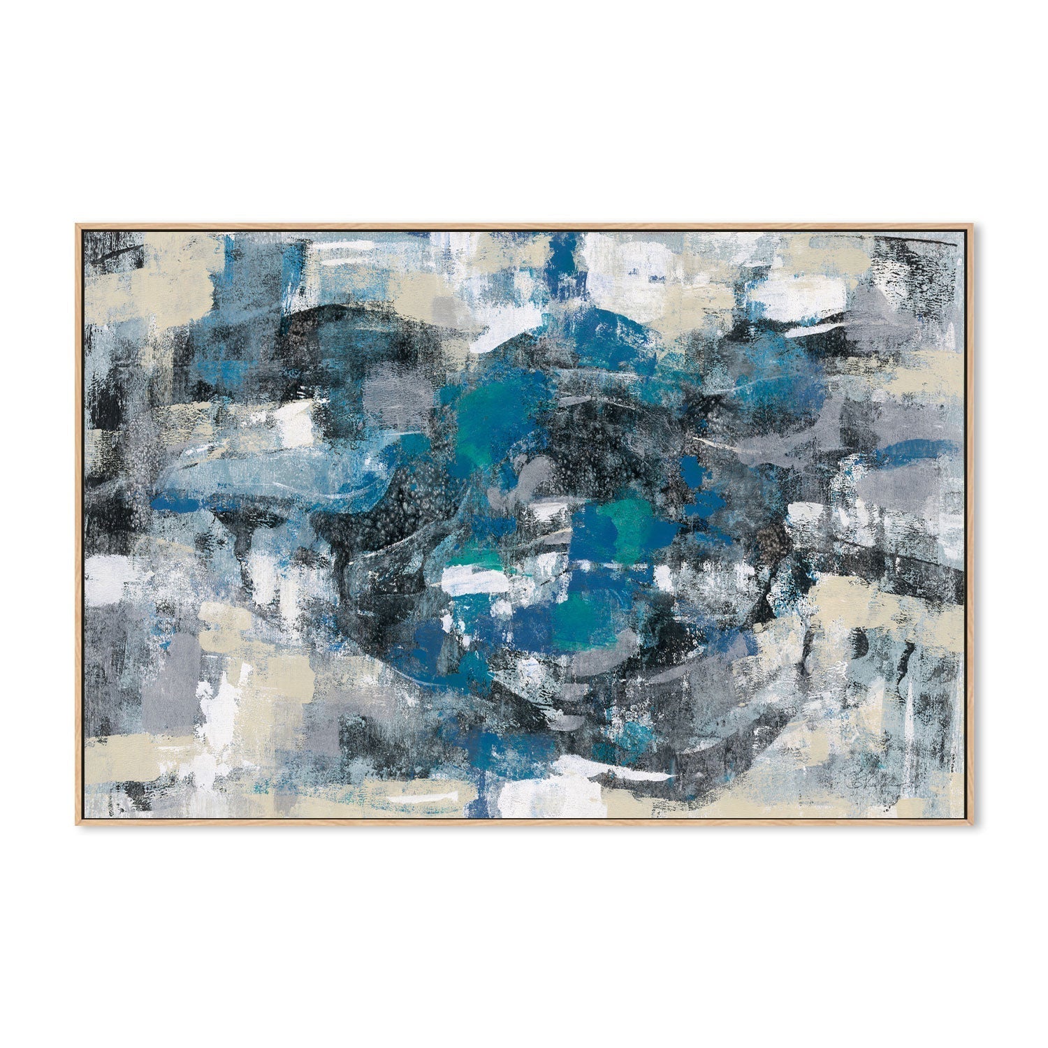 wall-art-print-canvas-poster-framed-Moonlight Splash , By Silvia Vassileva-GIOIA-WALL-ART