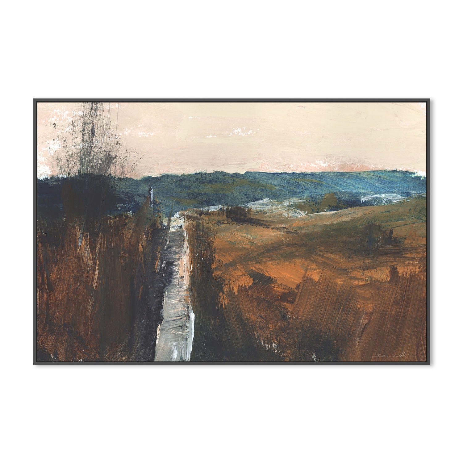 wall-art-print-canvas-poster-framed-Moor Path , By Dan Hobday-3