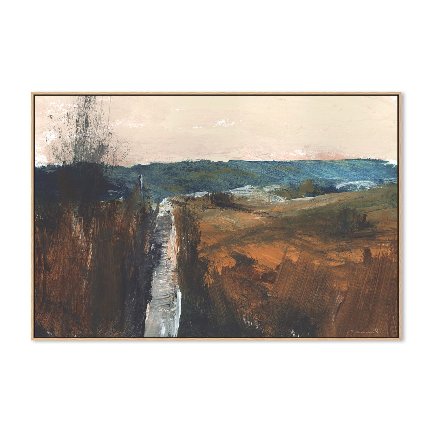 wall-art-print-canvas-poster-framed-Moor Path , By Dan Hobday-4