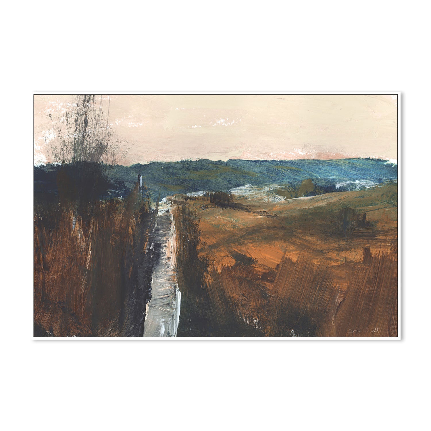 wall-art-print-canvas-poster-framed-Moor Path , By Dan Hobday-5