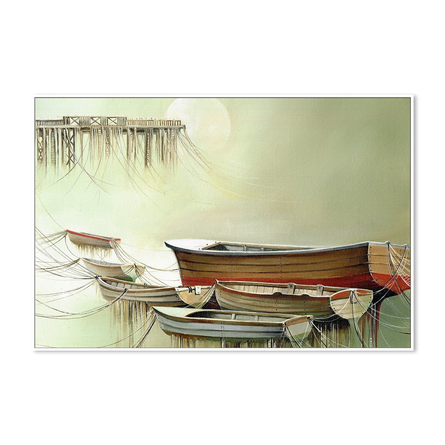 wall-art-print-canvas-poster-framed-Moored , By Olena Kosenko-5