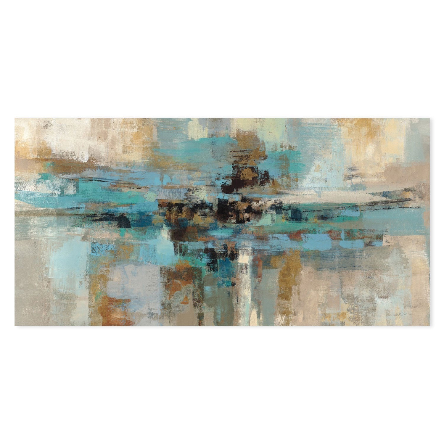 wall-art-print-canvas-poster-framed-Morning Fjord-by-Silvia Vassileva-Gioia Wall Art