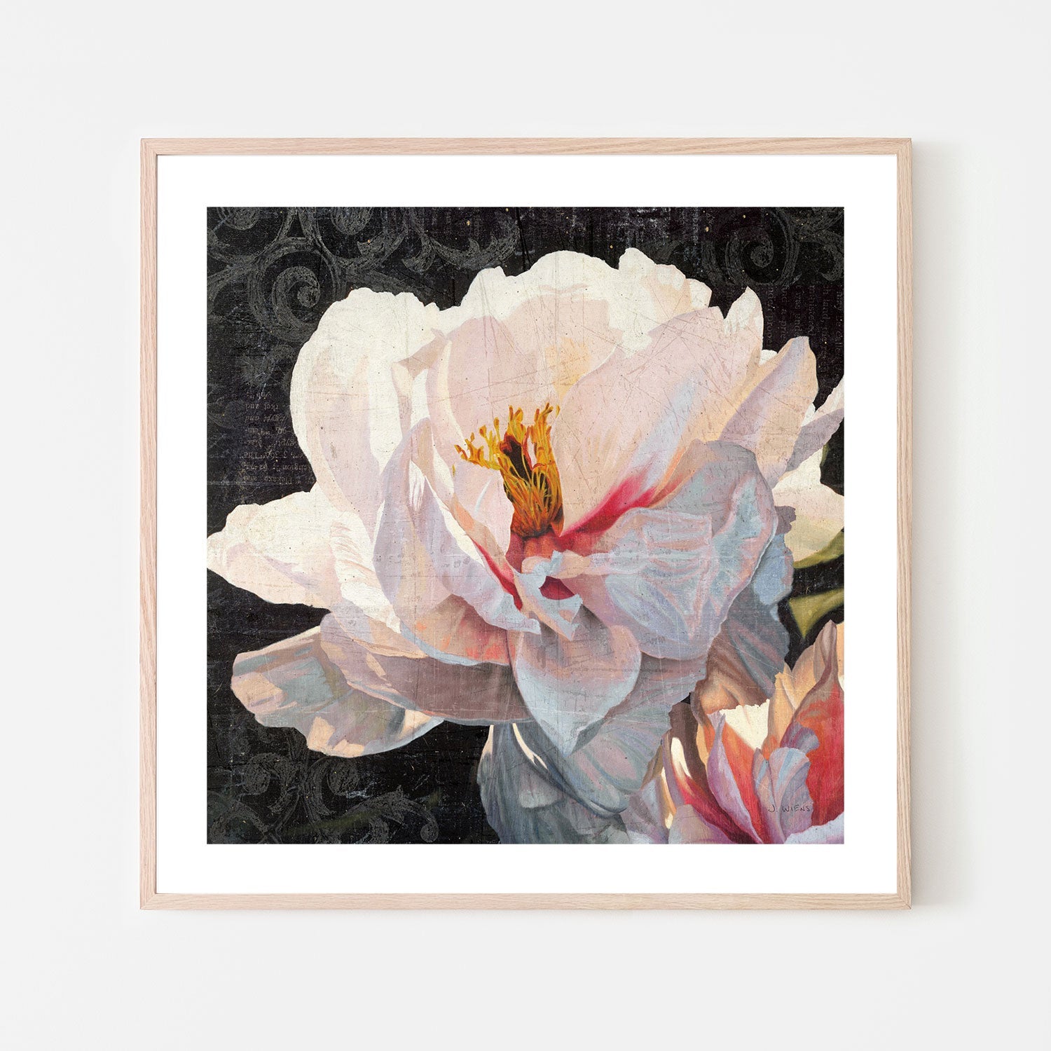 wall-art-print-canvas-poster-framed-Morning Glow Grunge-by-James Wiens-Gioia Wall Art