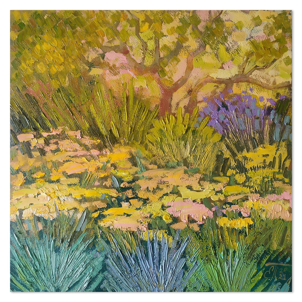 wall-art-print-canvas-poster-framed-Morning In The Garden-by-Ekaterina Prisich-Gioia Wall Art