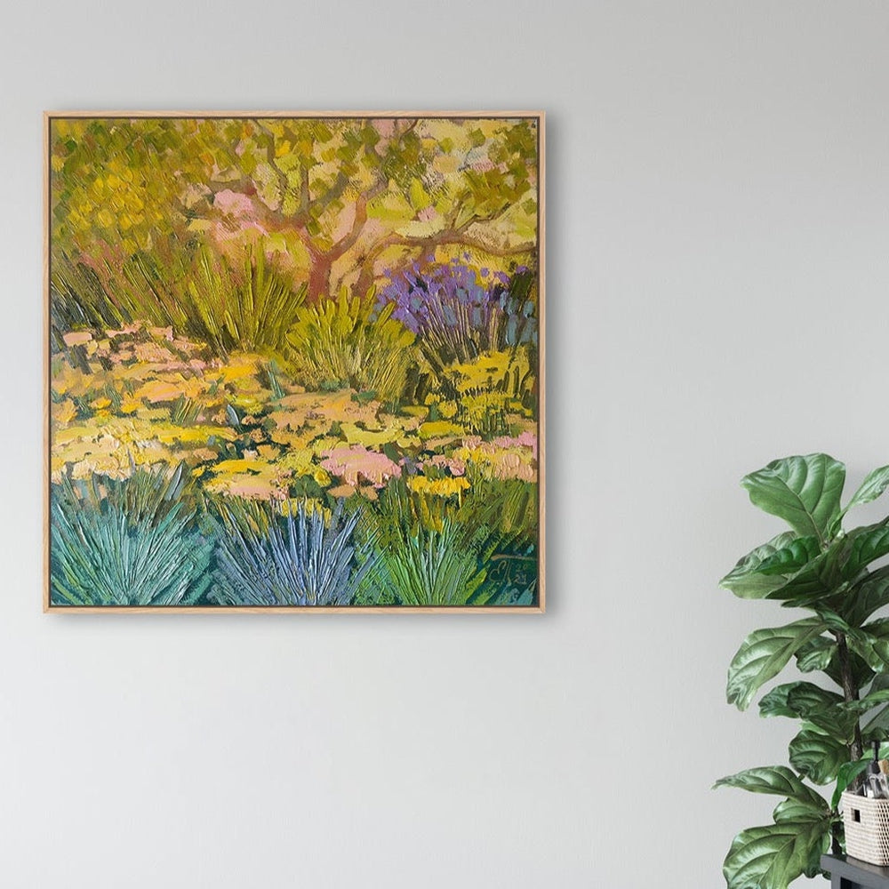 wall-art-print-canvas-poster-framed-Morning In The Garden-by-Ekaterina Prisich-Gioia Wall Art