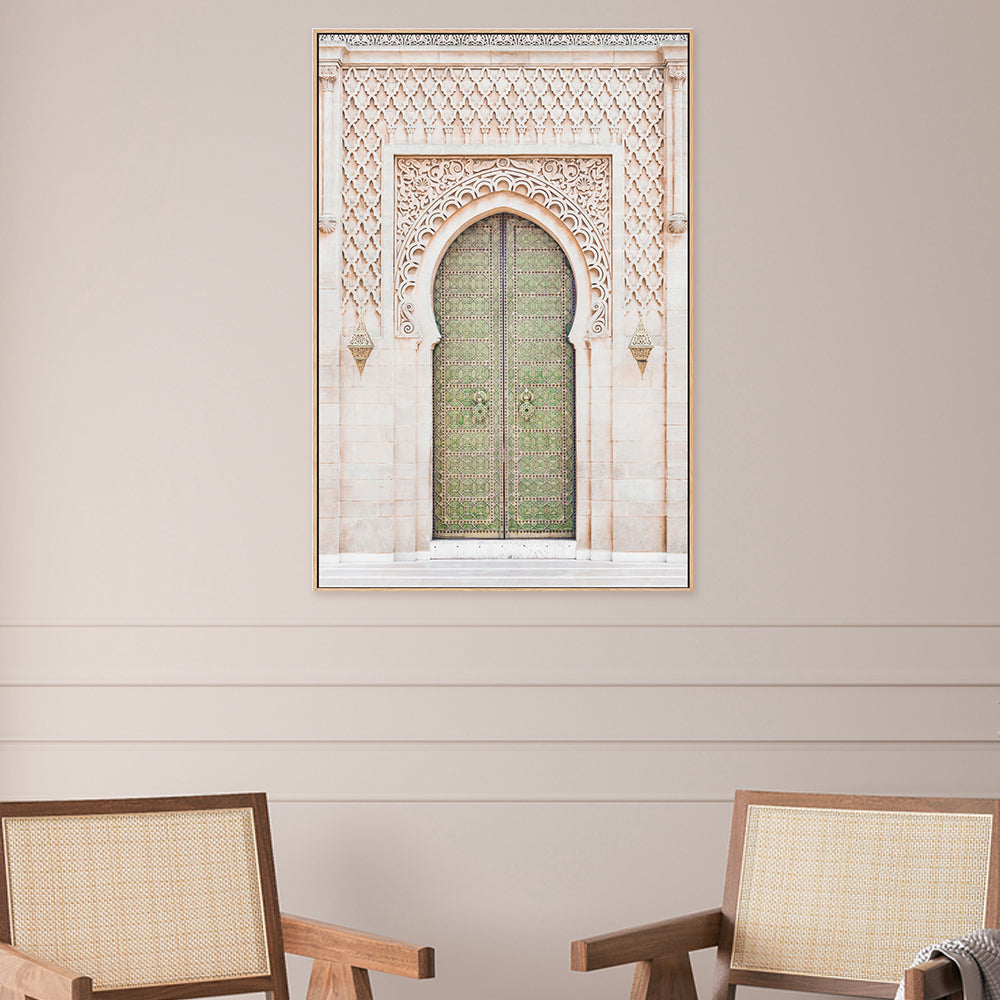 wall-art-print-canvas-poster-framed-Moroccan Door-2