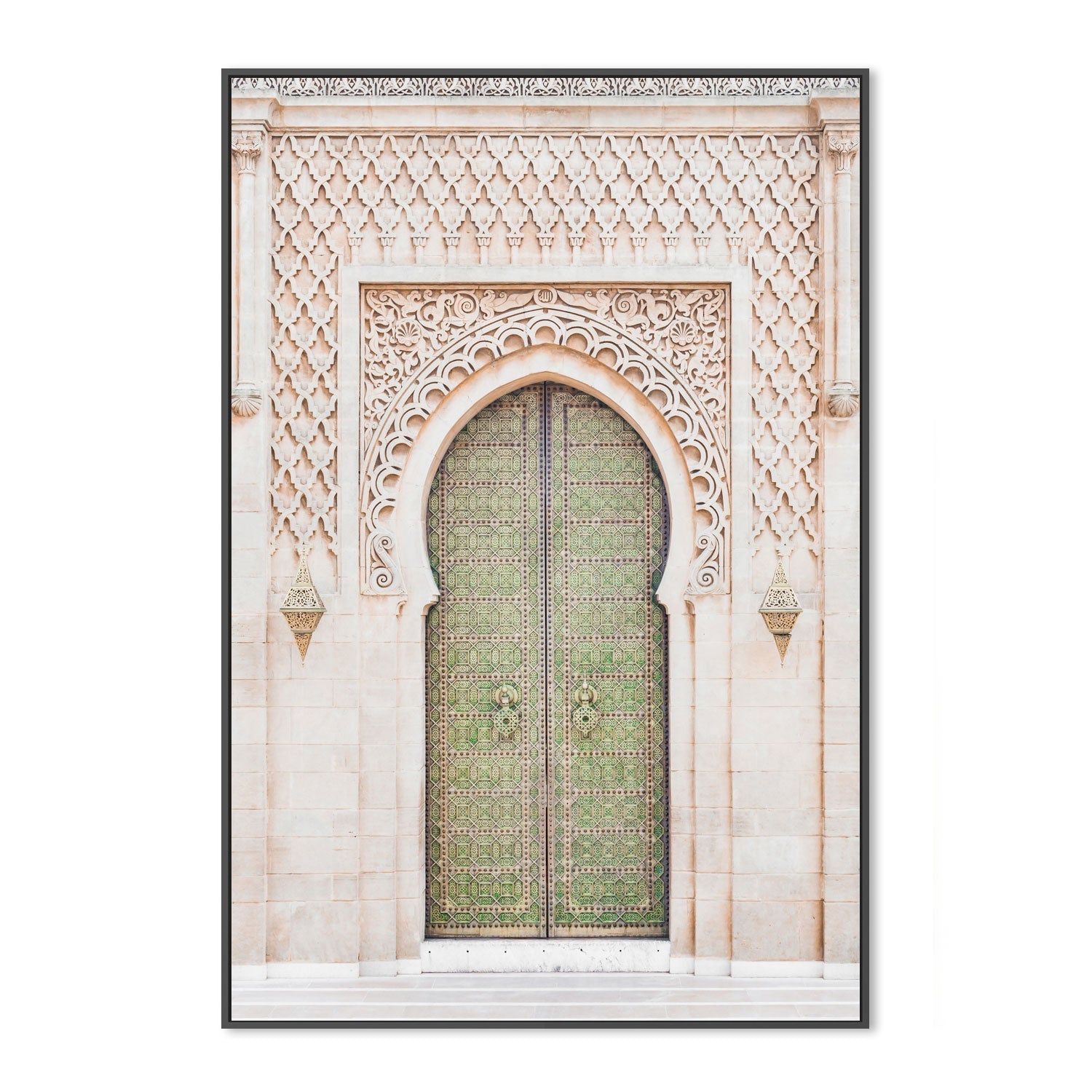 wall-art-print-canvas-poster-framed-Moroccan Door-3