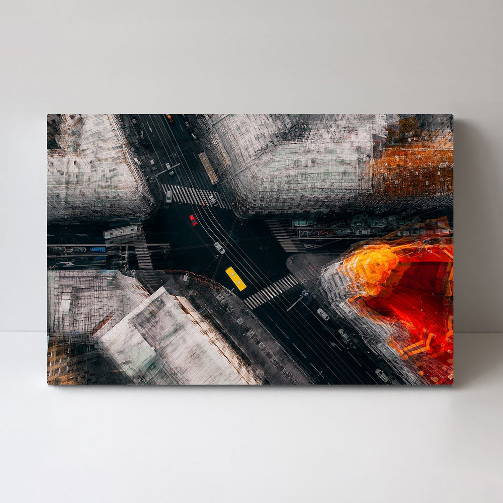 wall-art-print-canvas-poster-framed-Moscow Crossroad, By Carmine Chiriacò-by-Plus X Studio-Gioia Wall Art