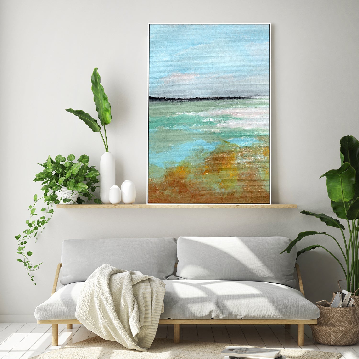 wall-art-print-canvas-poster-framed-Moss, Style A , By Nikita Jariwala-7