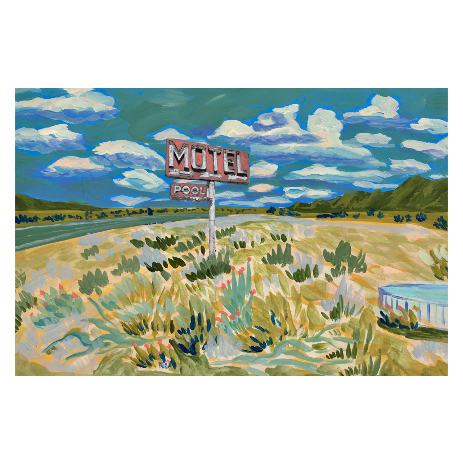 wall-art-print-canvas-poster-framed-Motel Pool , By Eleanor Baker-1