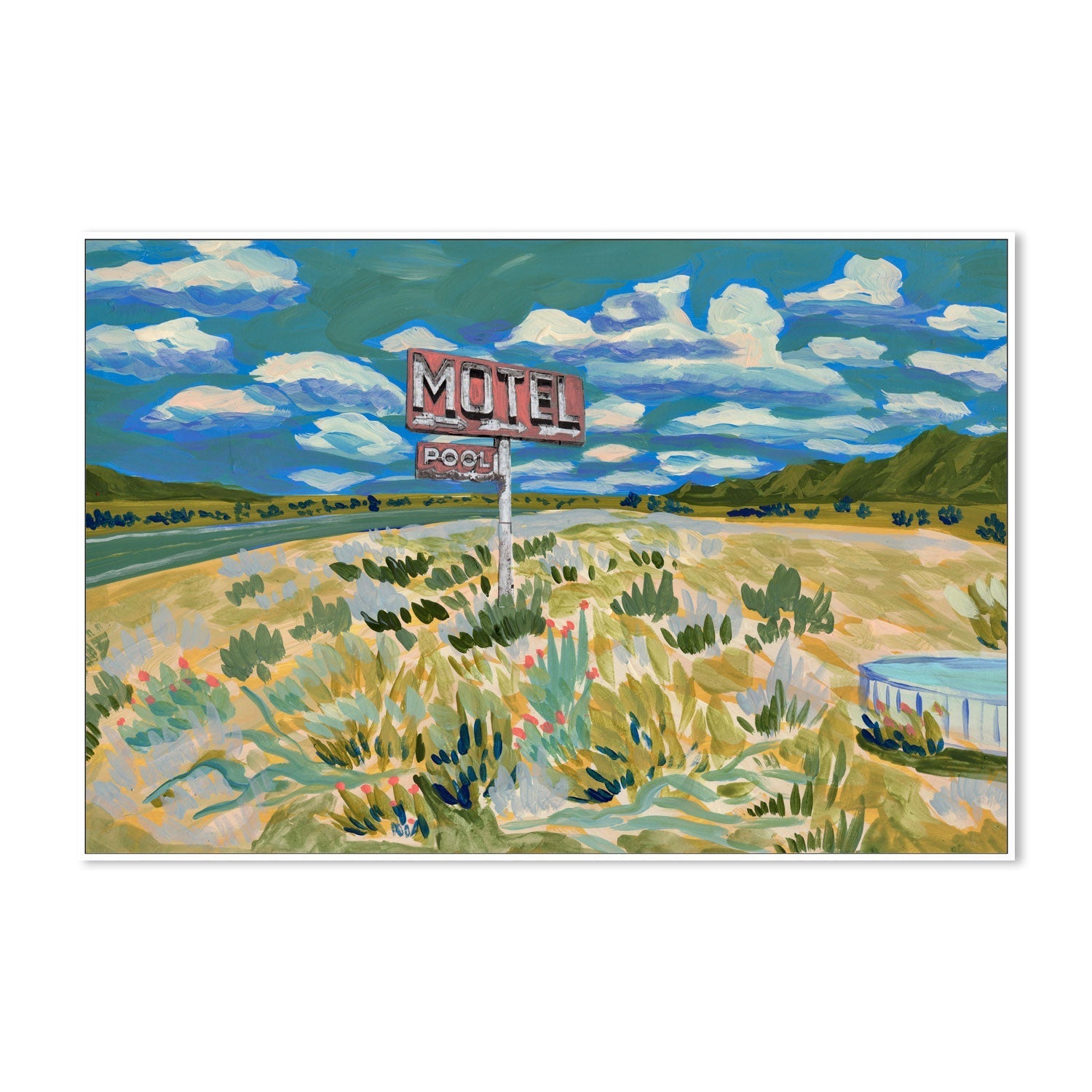 wall-art-print-canvas-poster-framed-Motel Pool , By Eleanor Baker-5