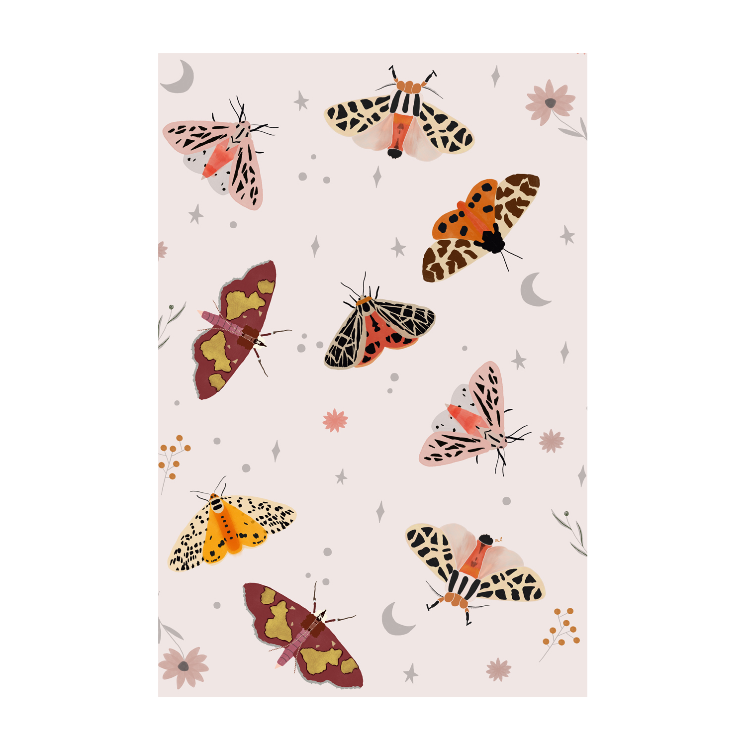 Moth By Menina Lisboa Fine Art Print Framed Canvas Framed Poster moth-by-menina-lisboa-fine-art-print-framed-canvas-framed-poster