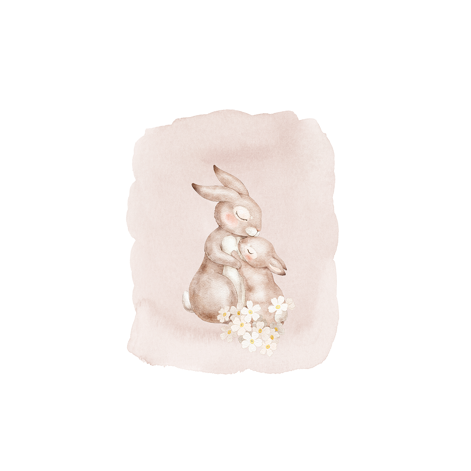 wall-art-print-canvas-poster-framed-Mother And Baby Flowers , By At Viv Home Prints-1