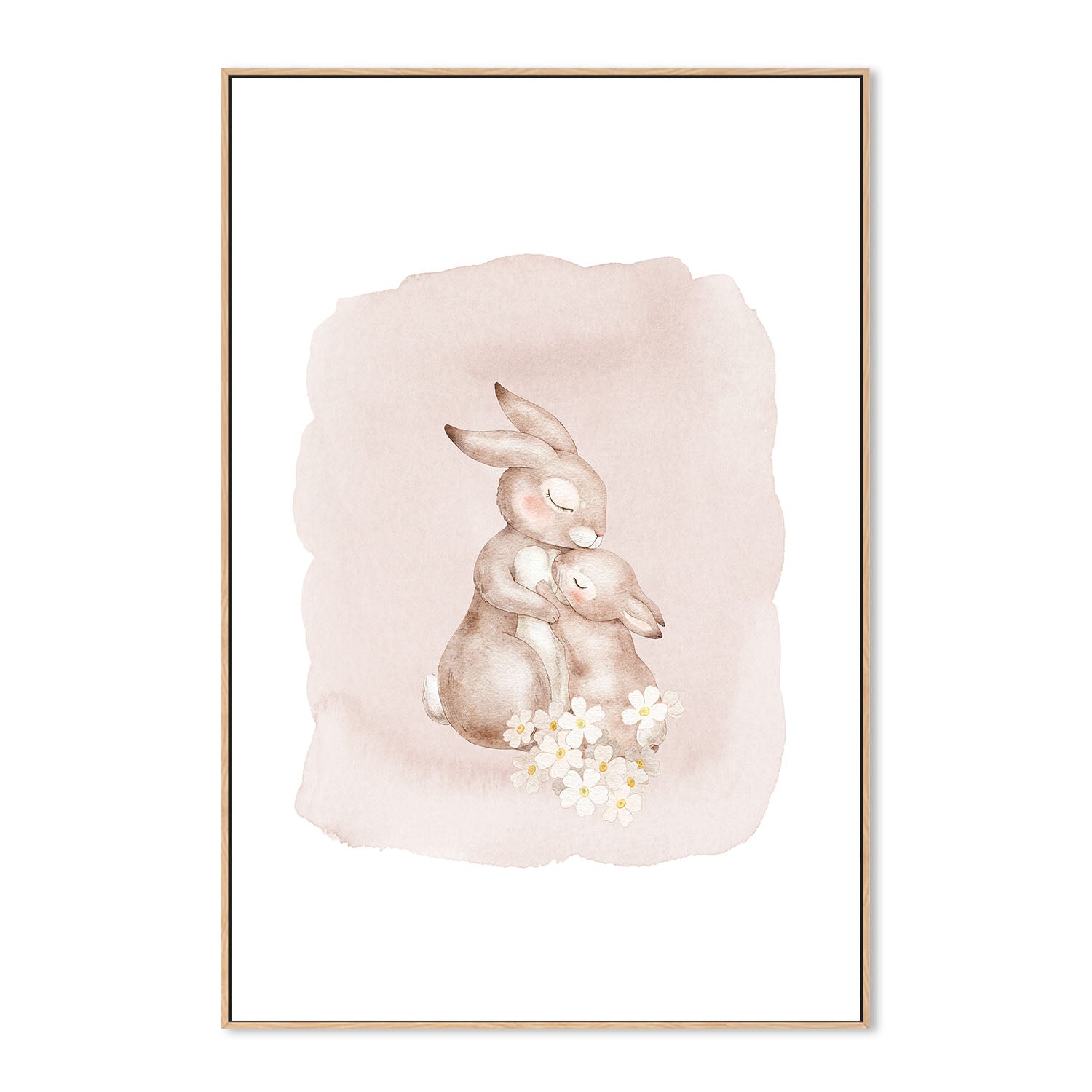 wall-art-print-canvas-poster-framed-Mother And Baby Flowers , By At Viv Home Prints-4