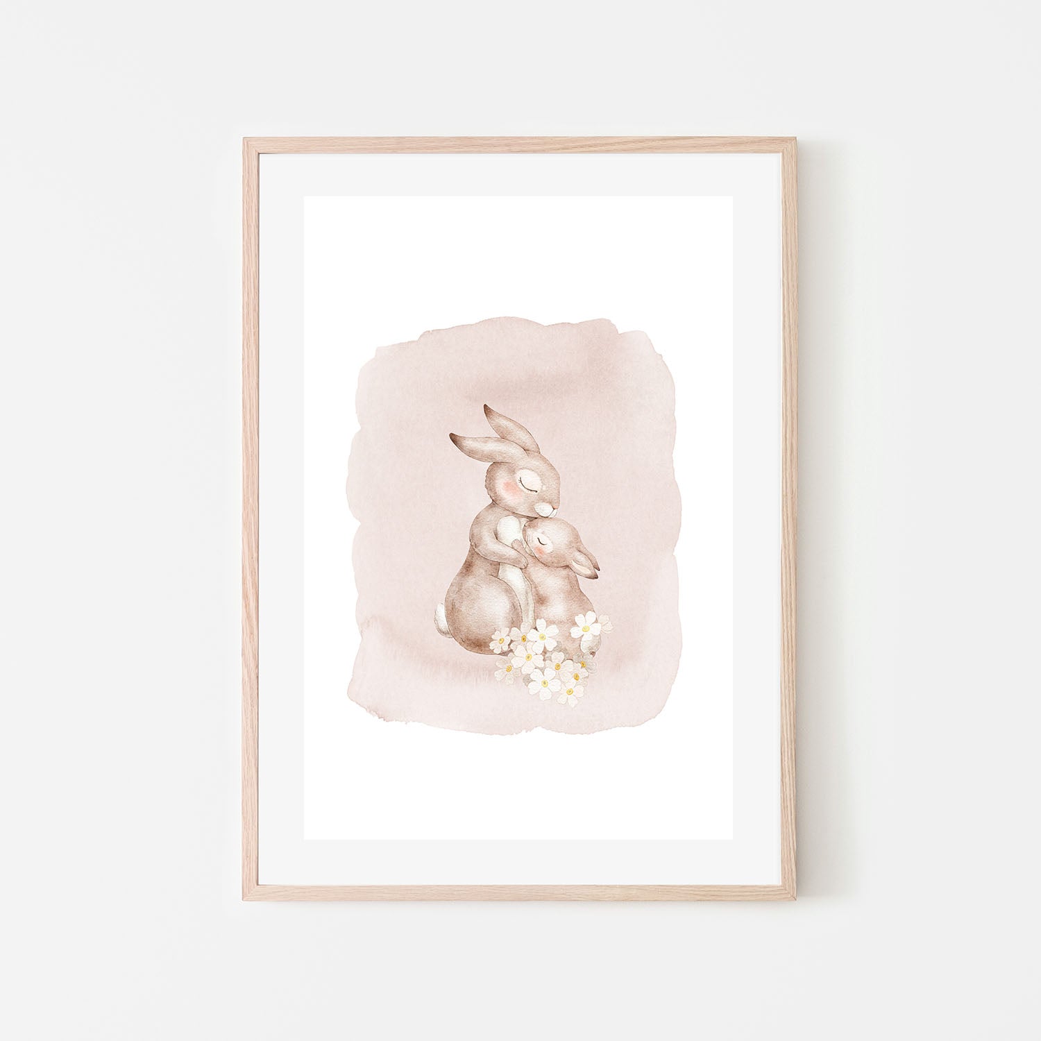 wall-art-print-canvas-poster-framed-Mother And Baby Flowers , By At Viv Home Prints-6