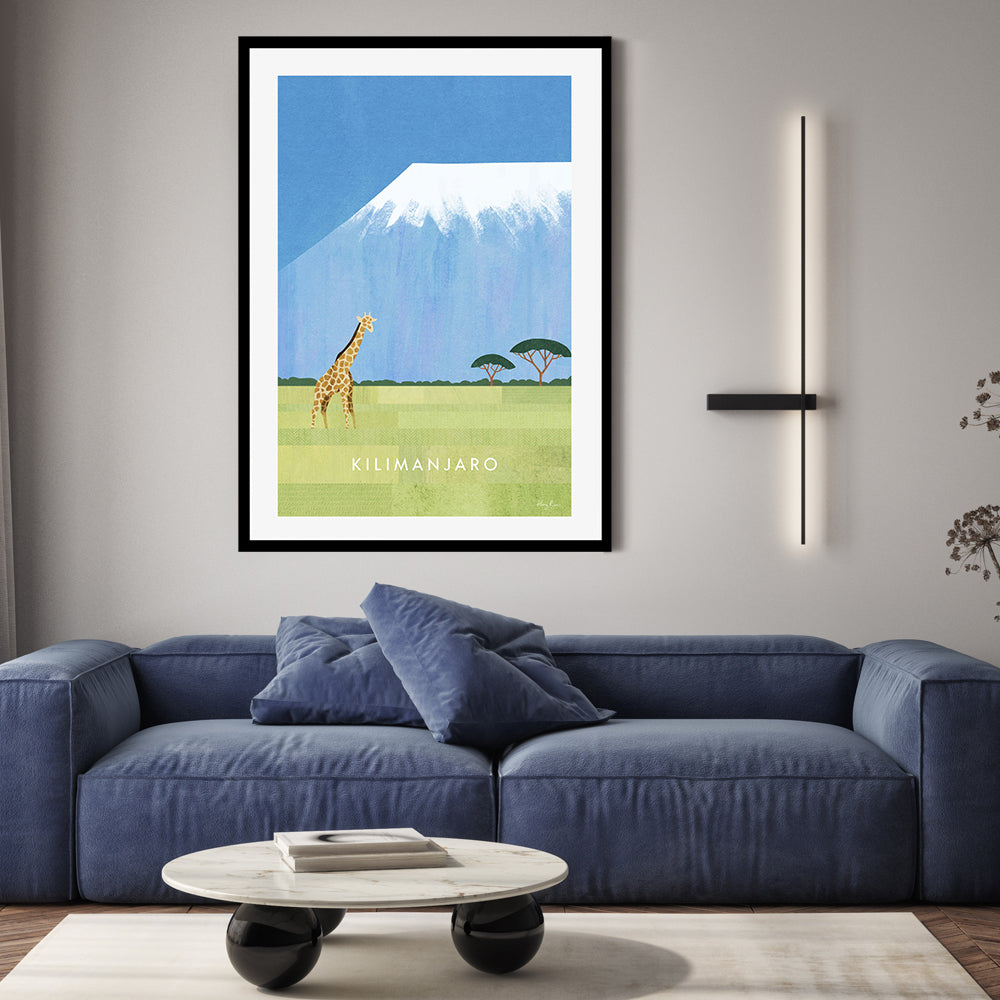 wall-art-print-canvas-poster-framed-Mount Kilimanjaro, Tanzania , By Henry Rivers-GIOIA-WALL-ART
