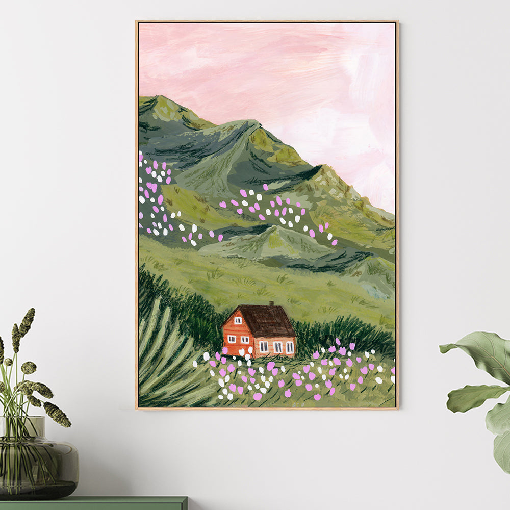 wall-art-print-canvas-poster-framed-Mountain House-2