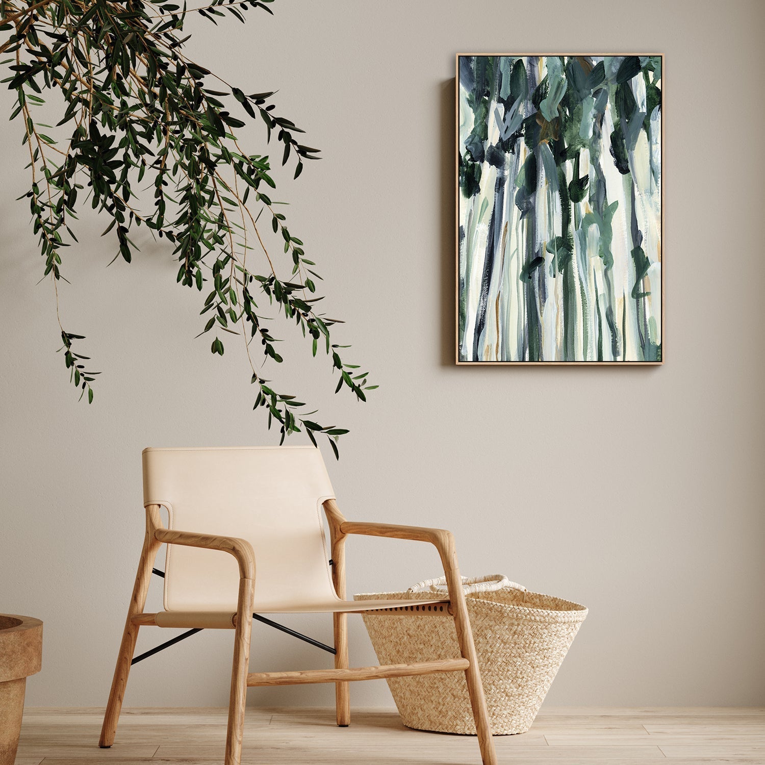 wall-art-print-canvas-poster-framed-Mountain Mist Abstract-by-Emily Wood-Gioia Wall Art