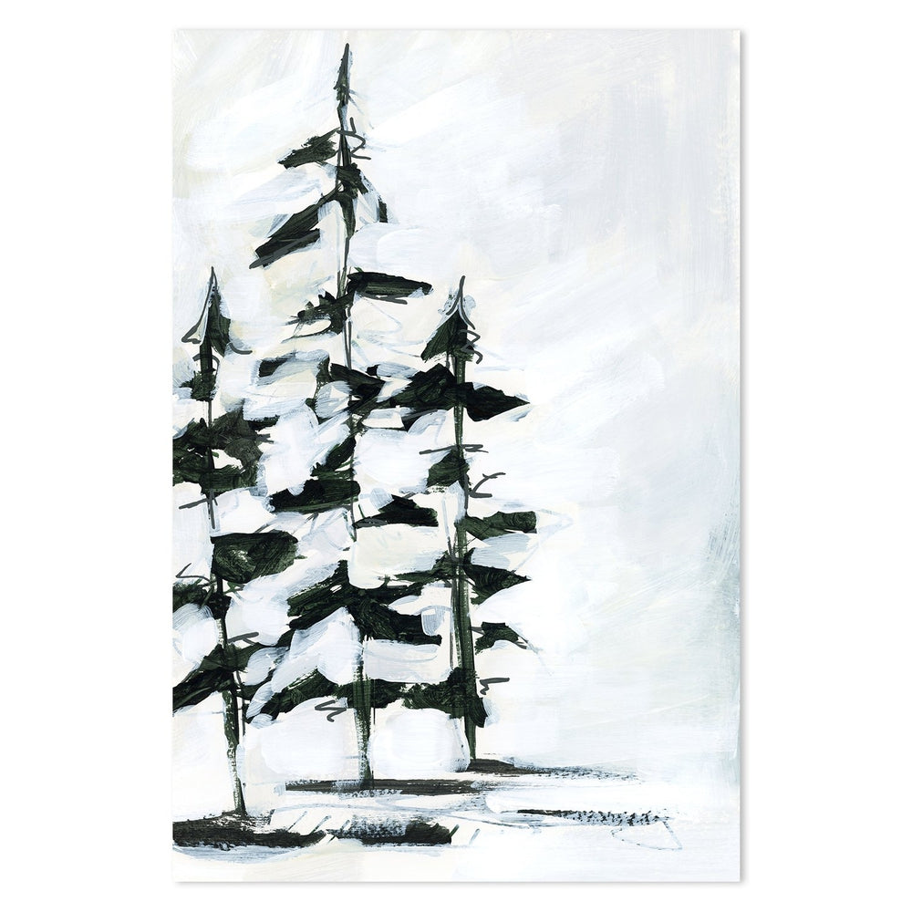 wall-art-print-canvas-poster-framed-Mountain Mist Pines, Style C-by-Emily Wood-Gioia Wall Art