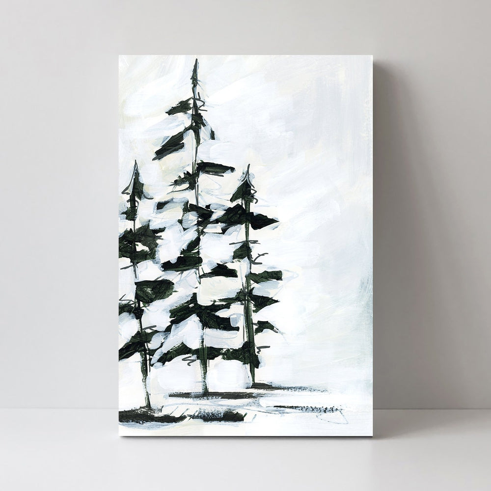 wall-art-print-canvas-poster-framed-Mountain Mist Pines, Style C-by-Emily Wood-Gioia Wall Art