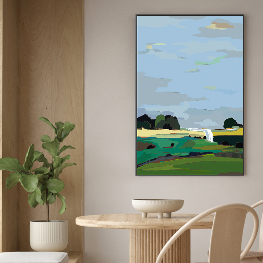 wall-art-print-canvas-poster-framed-Mountain Solitude, Style A , By Nikita Jariwala-GIOIA-WALL-ART