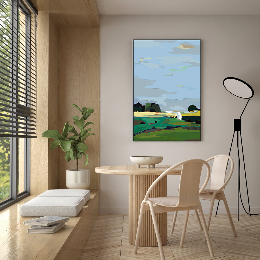 wall-art-print-canvas-poster-framed-Mountain Solitude, Style A , By Nikita Jariwala-GIOIA-WALL-ART