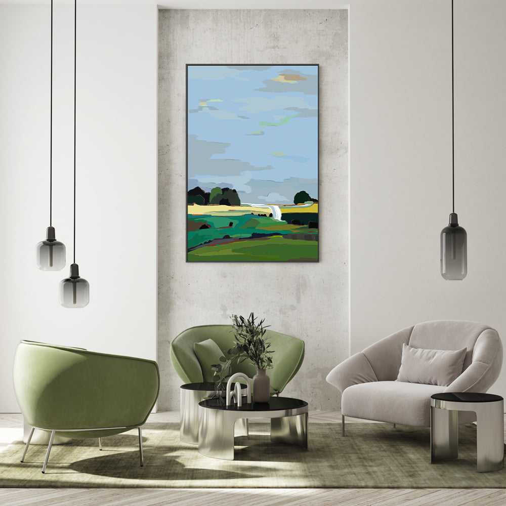 wall-art-print-canvas-poster-framed-Mountain Solitude, Style A , By Nikita Jariwala-GIOIA-WALL-ART