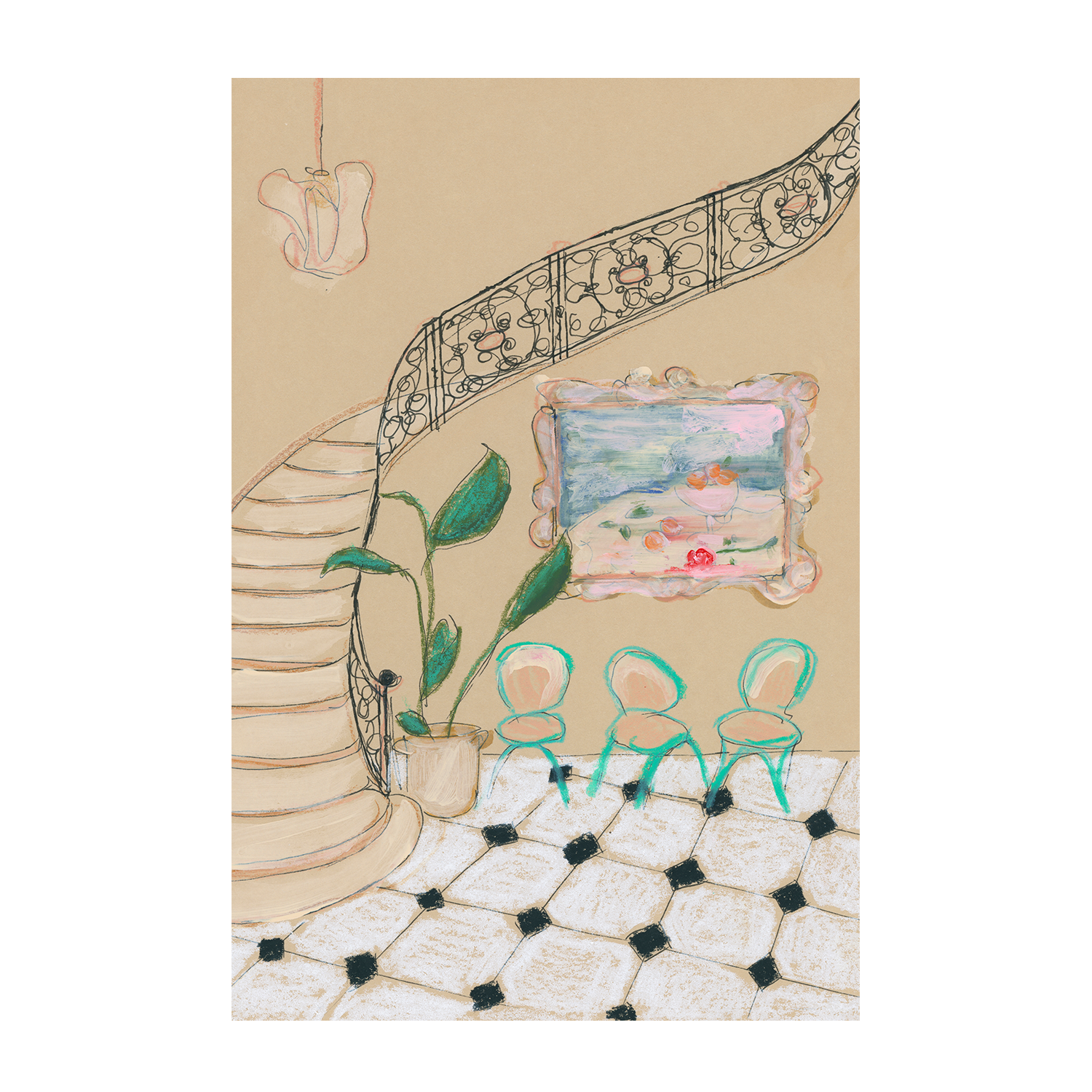 wall-art-print-canvas-poster-framed-Museum Day , By Katharina Puritscher-1