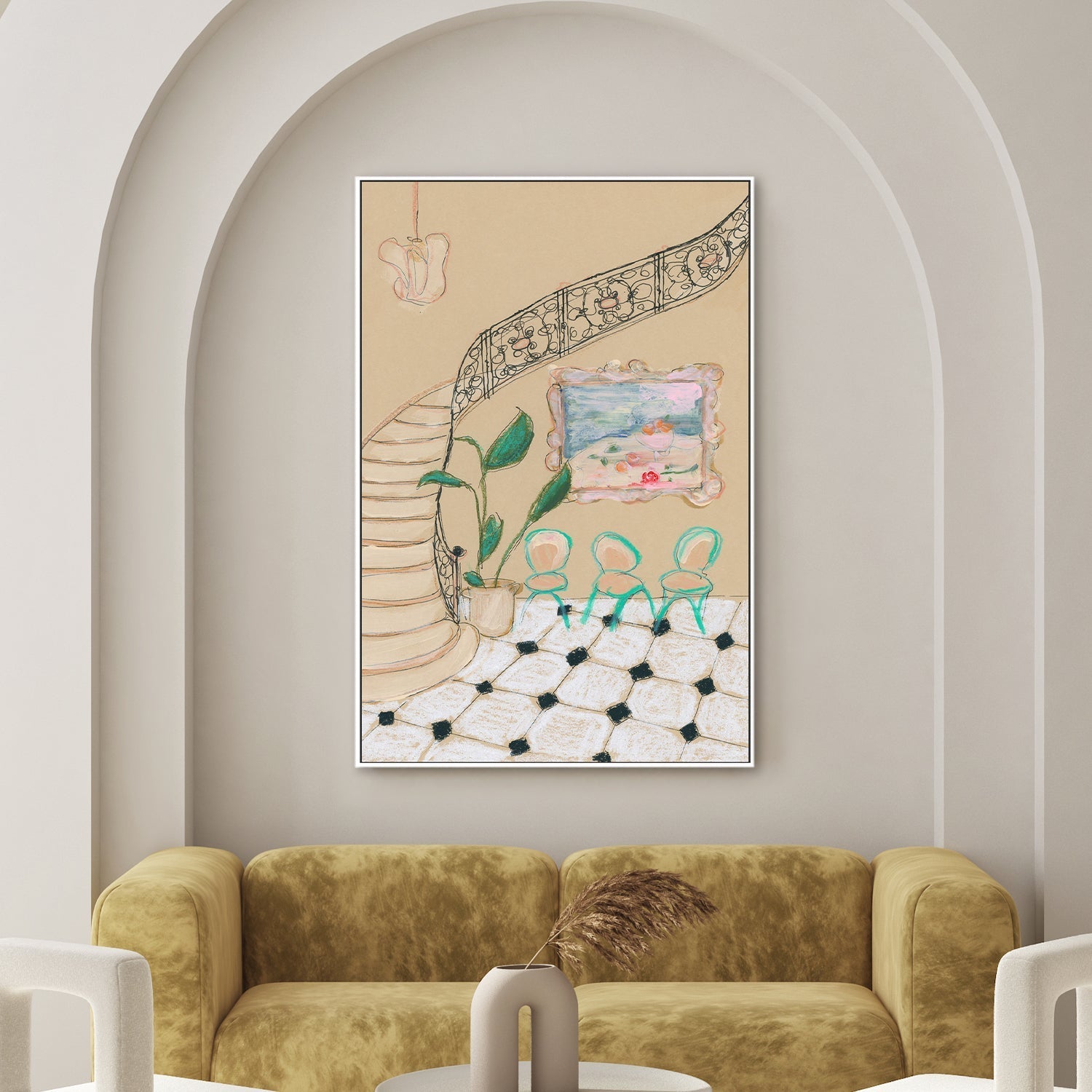 wall-art-print-canvas-poster-framed-Museum Day , By Katharina Puritscher-2