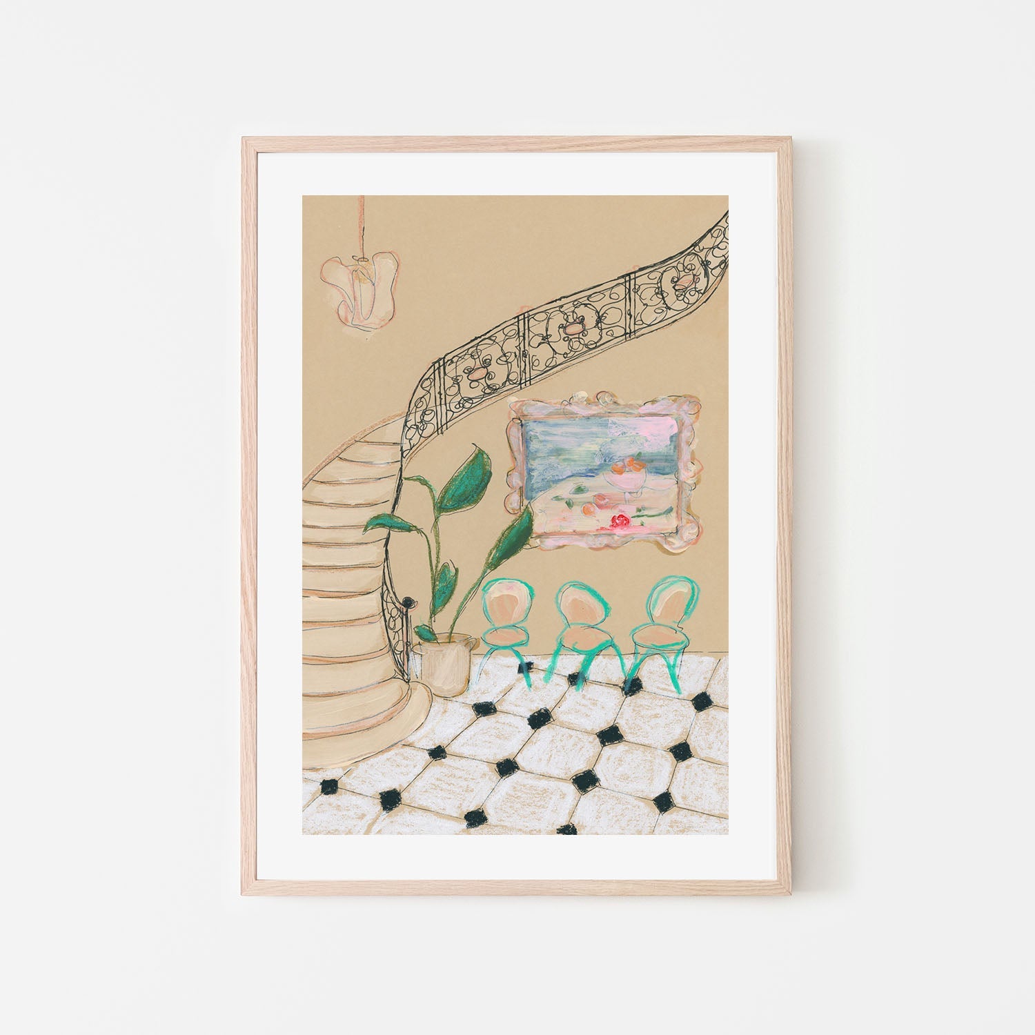 wall-art-print-canvas-poster-framed-Museum Day , By Katharina Puritscher-6