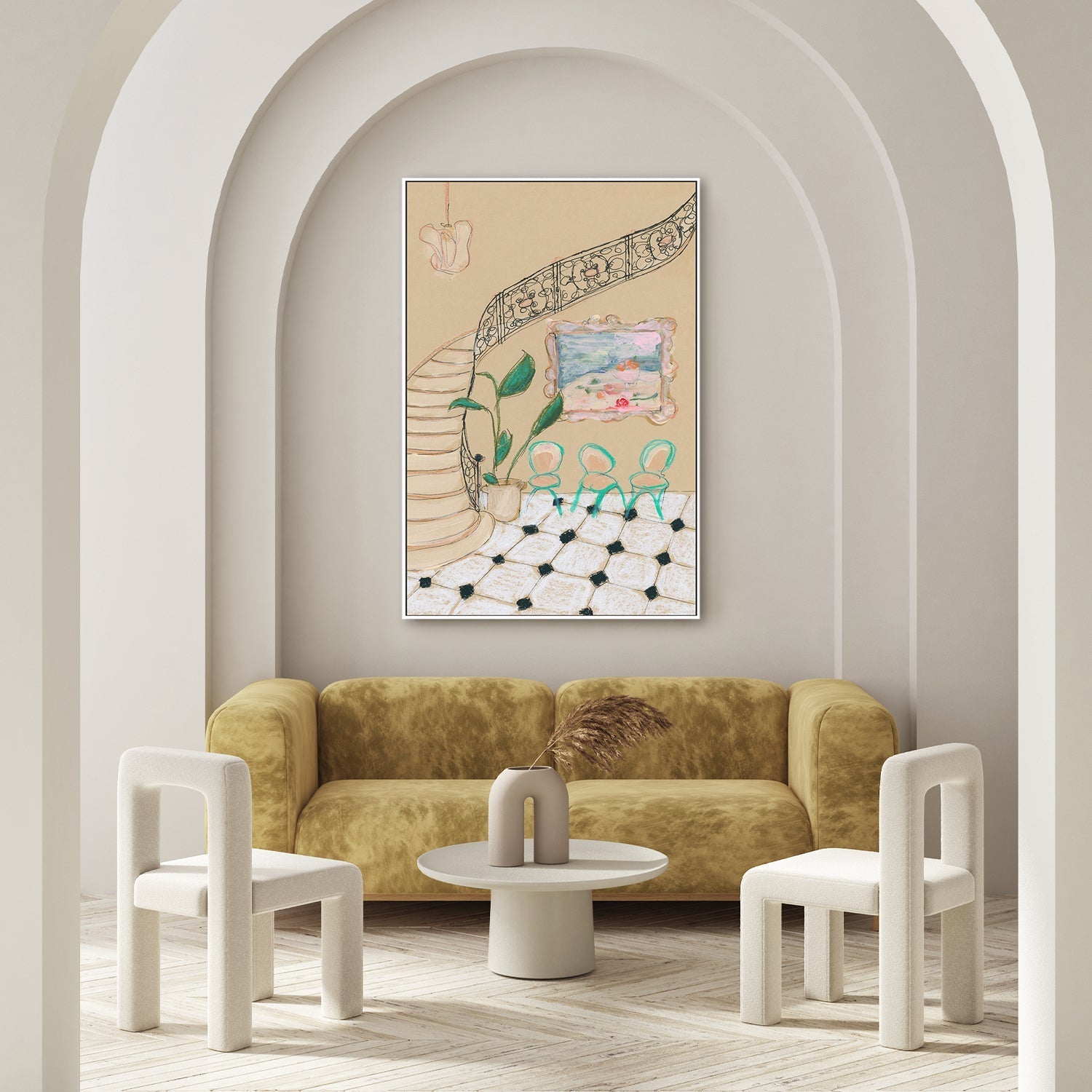 wall-art-print-canvas-poster-framed-Museum Day , By Katharina Puritscher-7