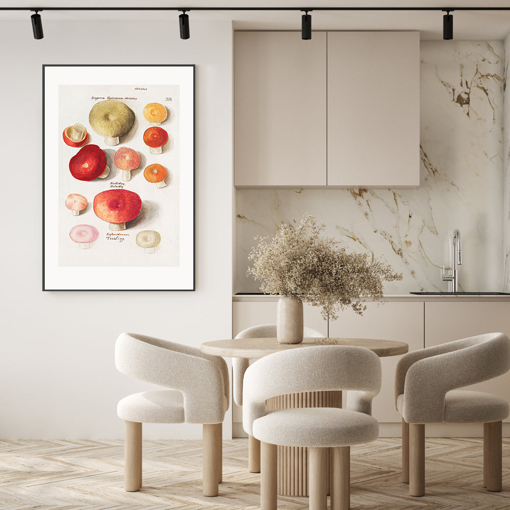 wall-art-print-canvas-poster-framed-Mushroom Variety-GIOIA-WALL-ART