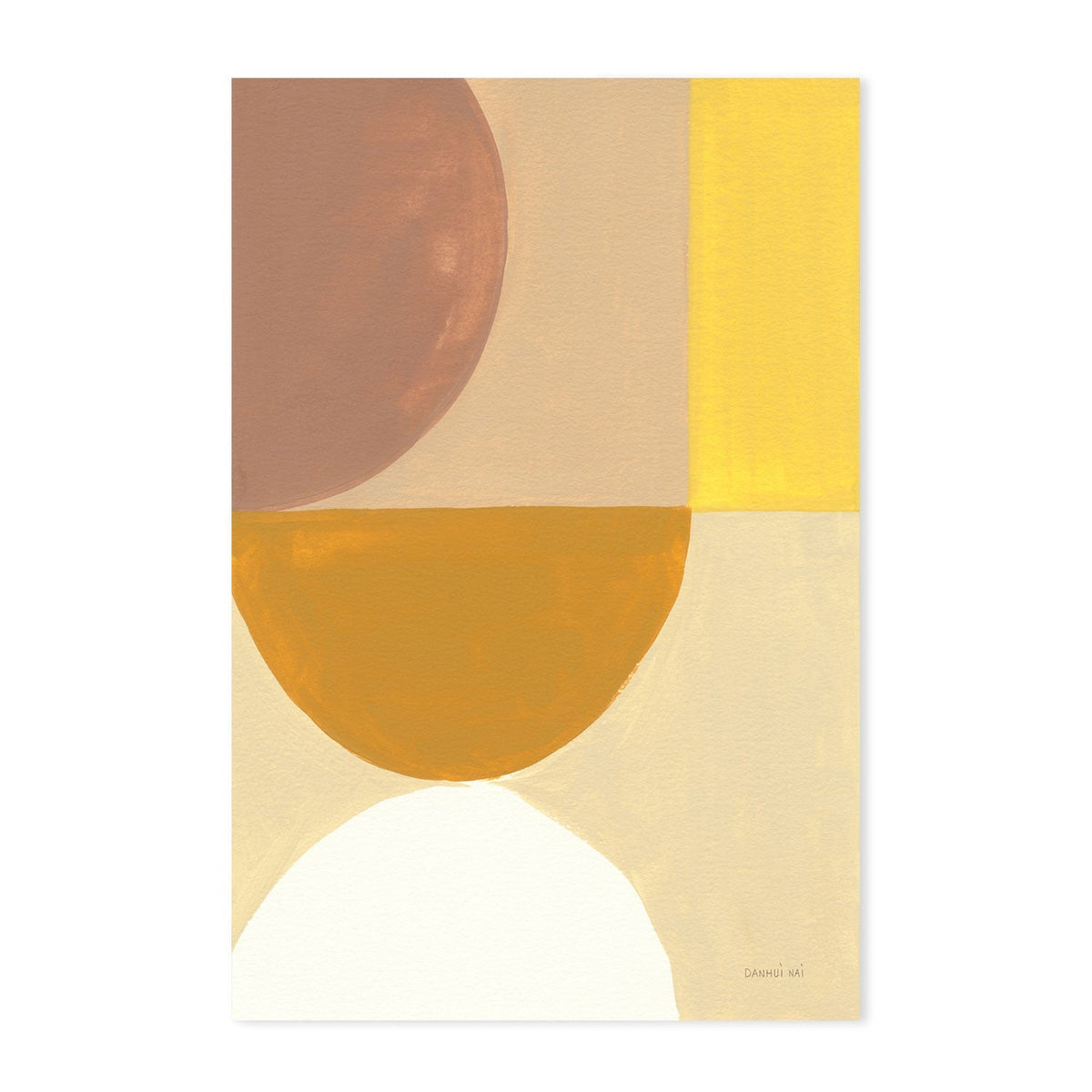 wall-art-print-canvas-poster-framed-Mustard Abstract, Style A , By Danhui Nai-GIOIA-WALL-ART