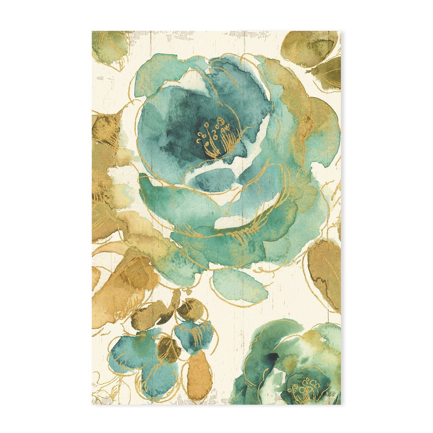 wall-art-print-canvas-poster-framed-My Greenhouse Roses, Style A & B, Set Of 2 , By Lisa Audit-GIOIA-WALL-ART