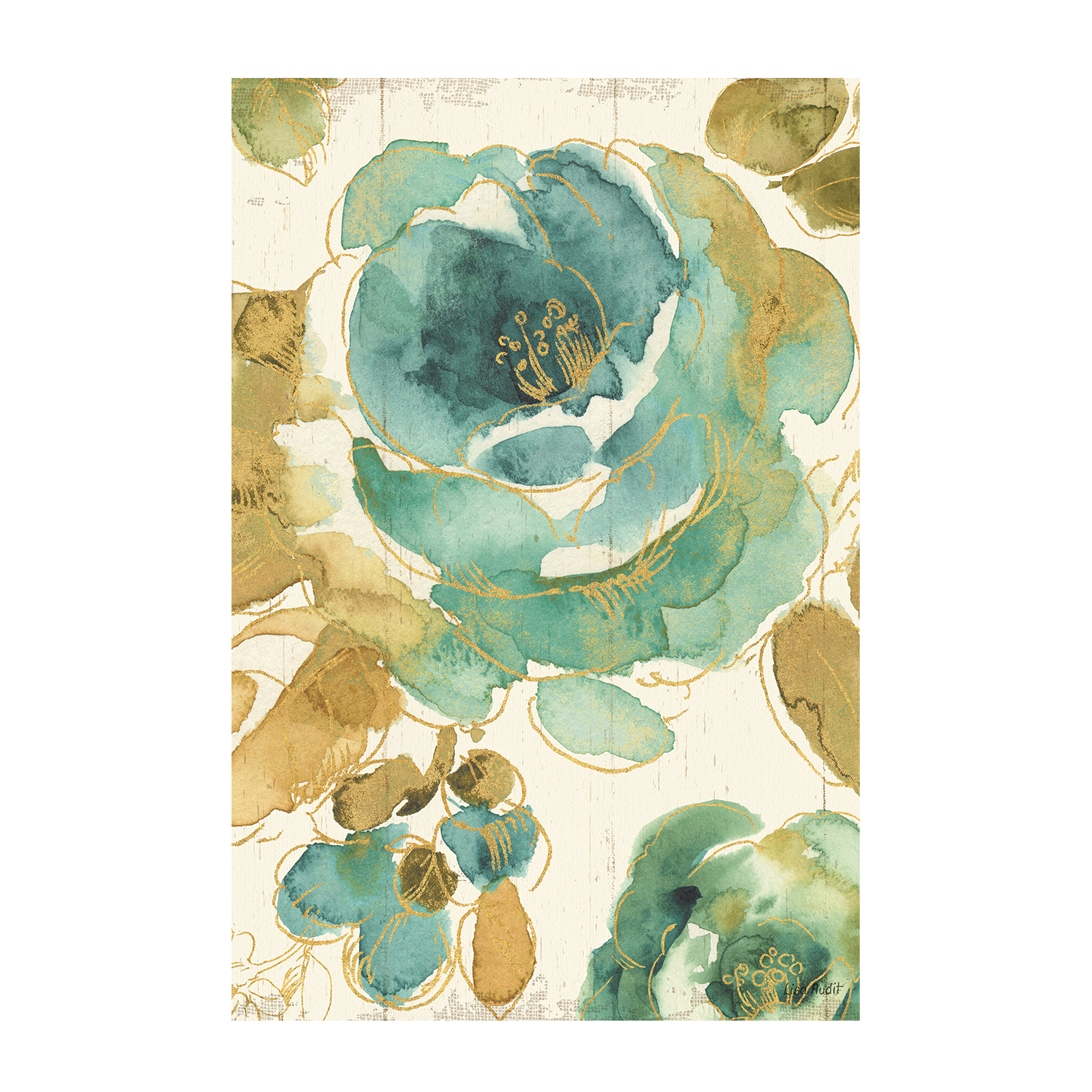 wall-art-print-canvas-poster-framed-My Greenhouse Roses, Style B , By Lisa Audit-GIOIA-WALL-ART