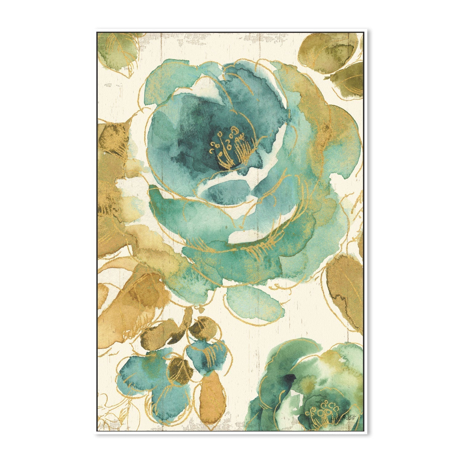 wall-art-print-canvas-poster-framed-My Greenhouse Roses, Style B , By Lisa Audit-GIOIA-WALL-ART