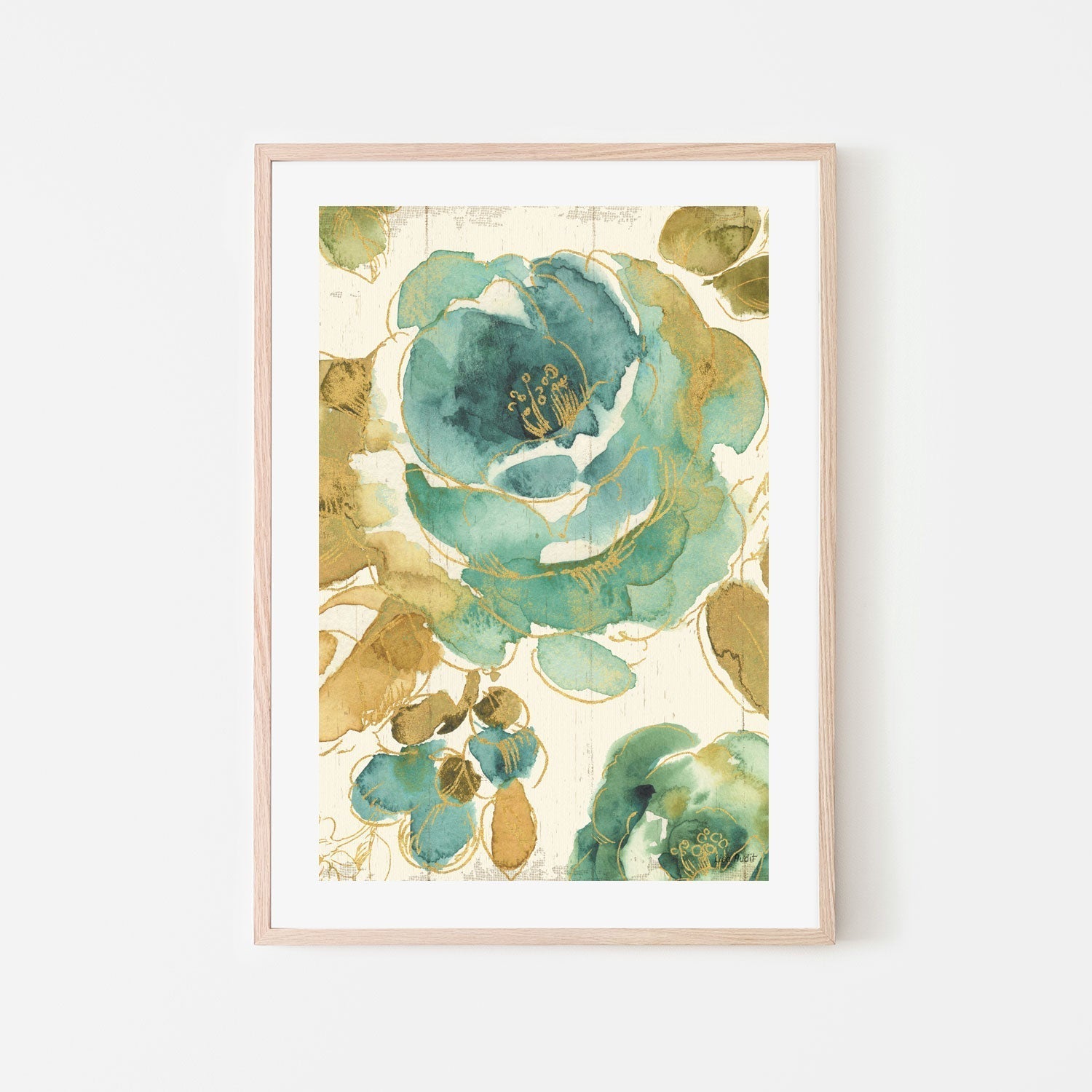wall-art-print-canvas-poster-framed-My Greenhouse Roses, Style B , By Lisa Audit-GIOIA-WALL-ART