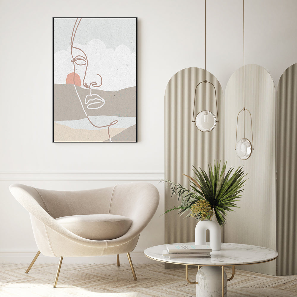 wall-art-print-canvas-poster-framed-Mykonos, Style B , By Moira Hershey-GIOIA-WALL-ART