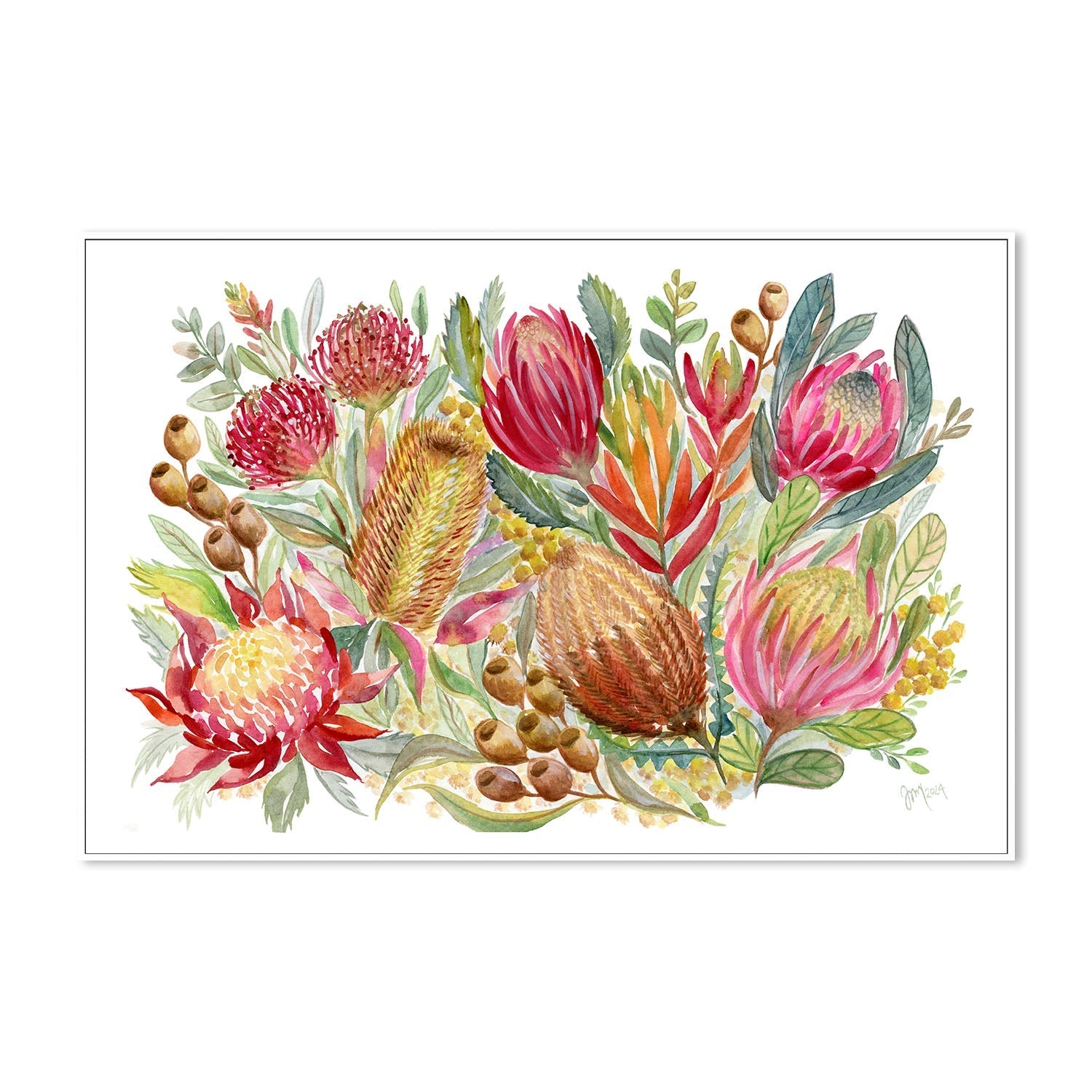 wall-art-print-canvas-poster-framed-Native Bunch , By Jessie Mitchelson-5